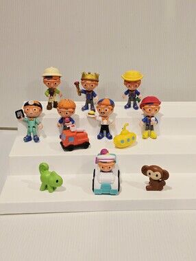 Blippi Mini Figure and Car Set